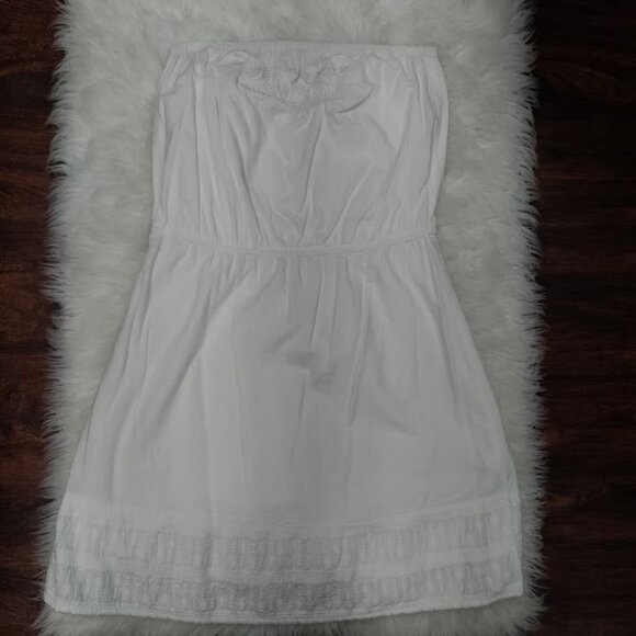 Gap All Cotton Boho Whimsy Strapless Festival Wedding Guest M - Picture 5 of 10